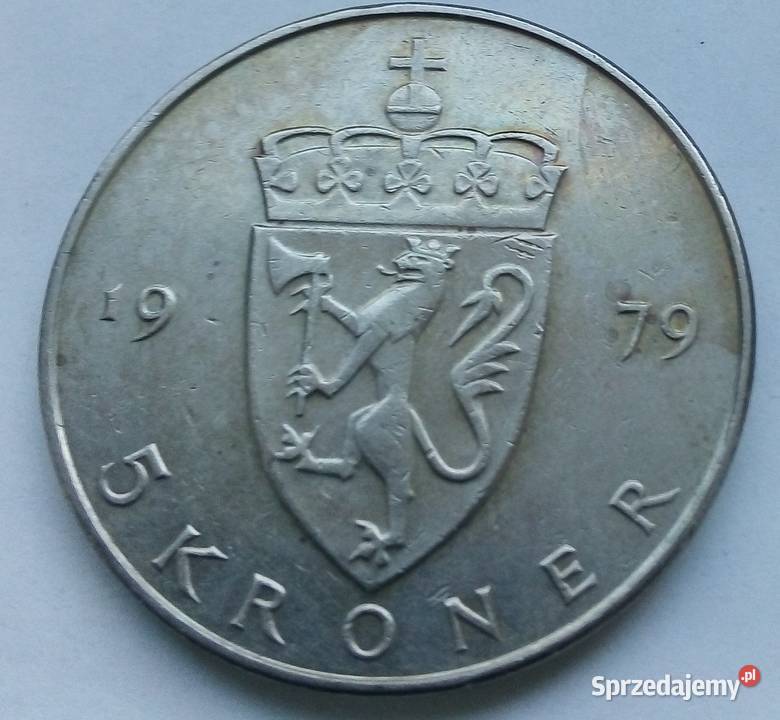 NORWEGIA5 KORON1979 rOLAV V mazowieckie Legionowo