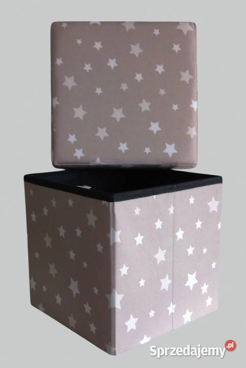 Pufa z miejscem do przechowywania 30x30 gwiazdki Pozostałe Chrzanów