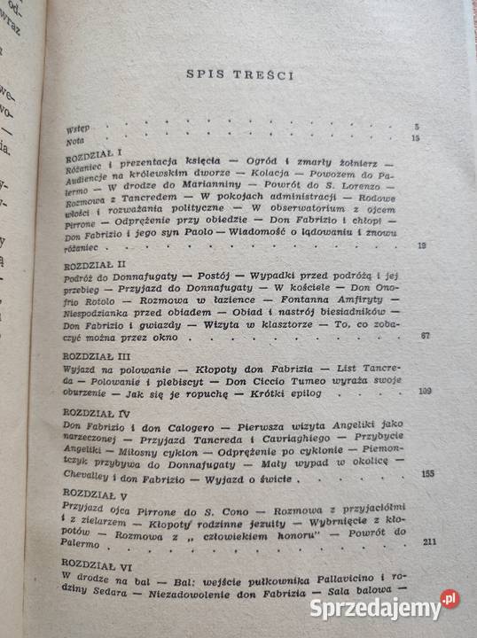 Lampart Gattopardo Giuseppe Tomasi di Lampedusa Kielce
