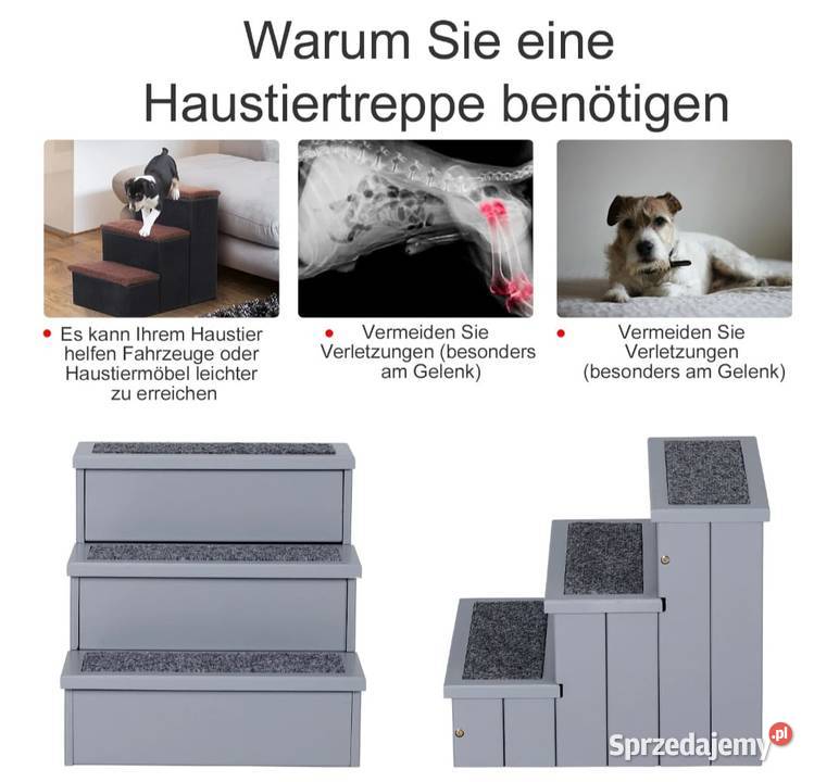 Schody zwierząt domowych pomoc zwierząt