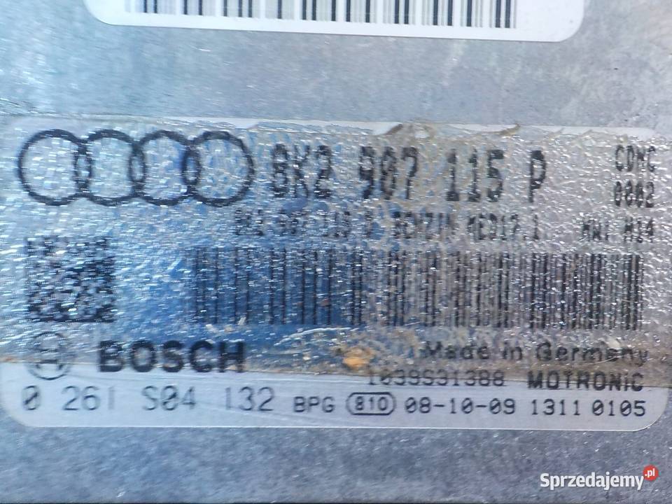 AUDI A5 8T 20 TFSI 08r COUPE 2D sterownik Motoryzacja Suków sprzedam
