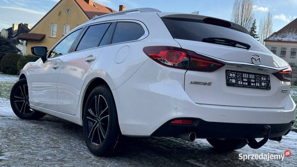 Mazda 6 20 SKYACTIV 165 z Niemiec Biała perła czujnik deszczu Strzegom