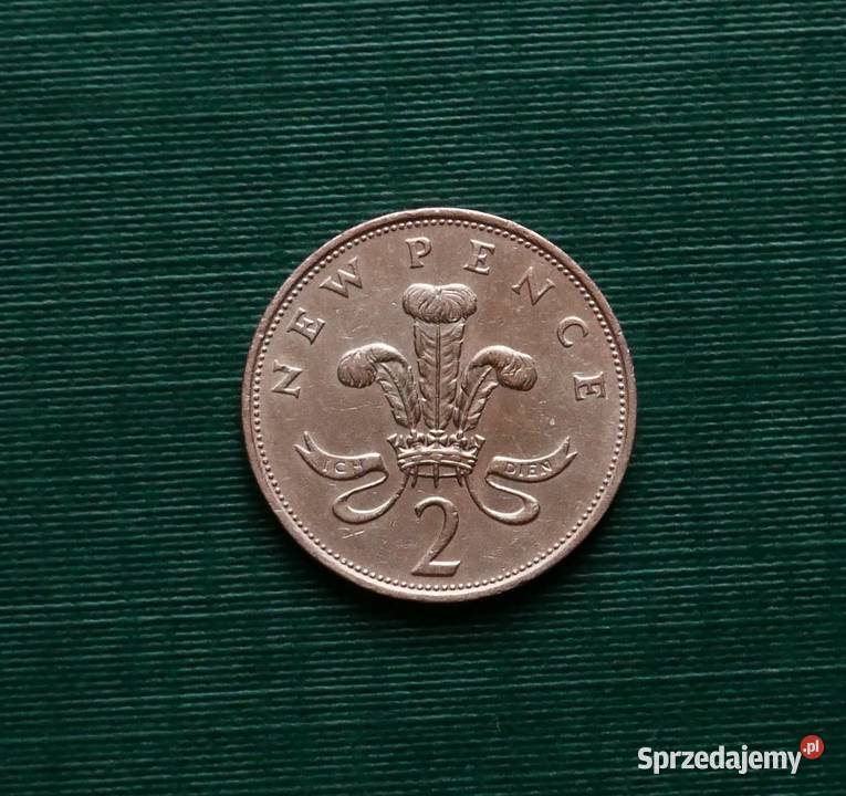 WIELKA BRYTANIA 2 nowe pensy 1975r śląskie Gliwice