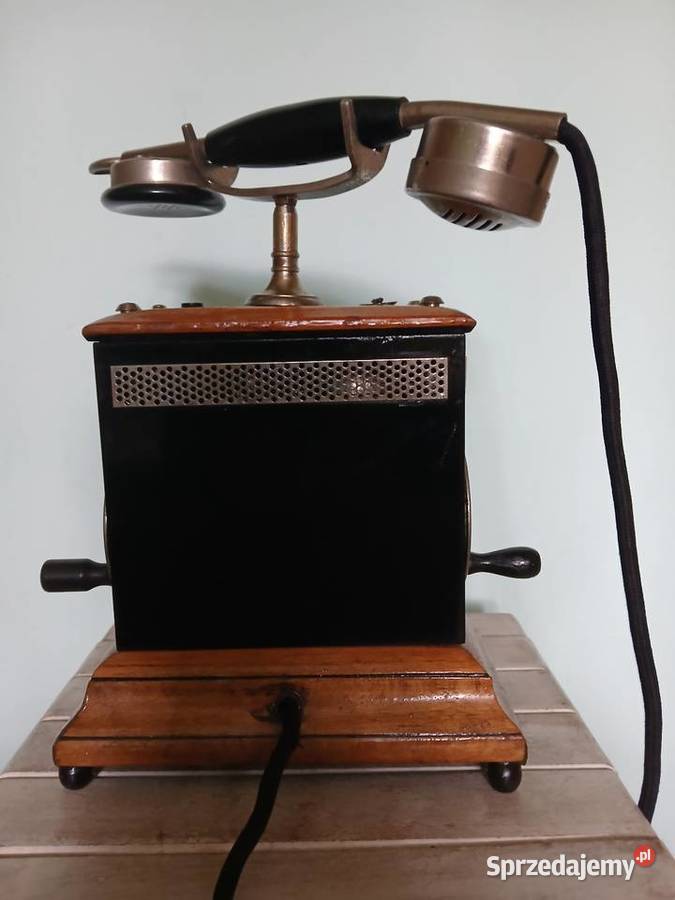 Stary telefon na korbkę z lat 30 tych małopolskie