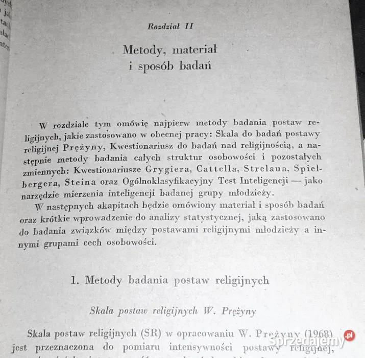 Postawy religijne młodzieży i ich związki z lubelskie Chełm