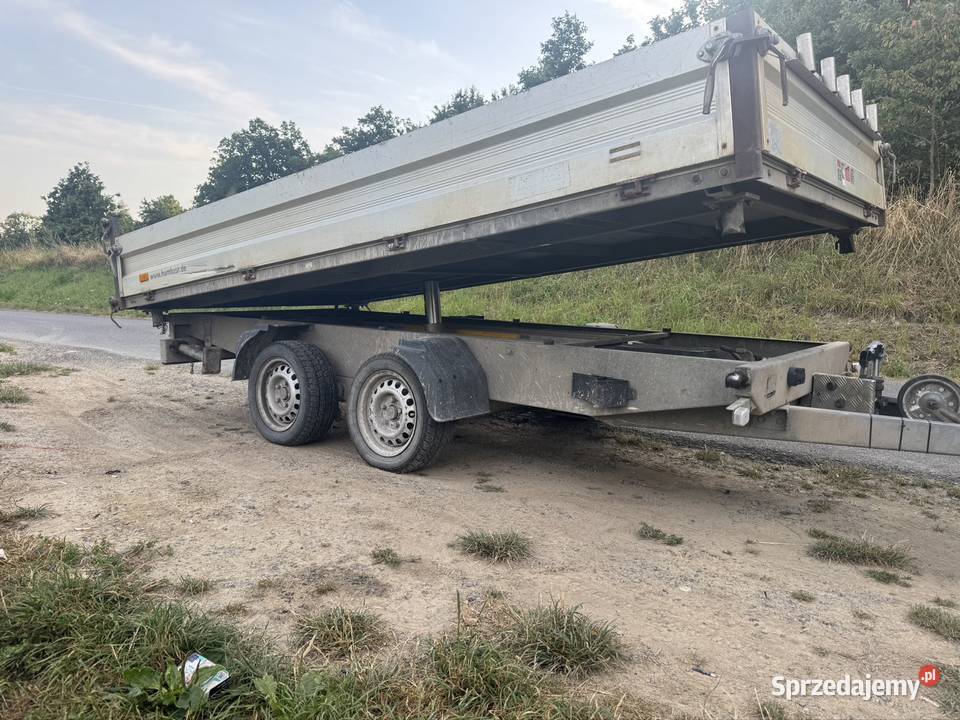 Sprzdam Humbaur Przyczepke z kiprem 3 stronnym Burtowe i plandeki Kłodzko