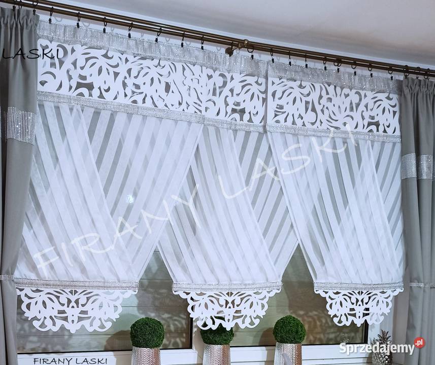 Panele 120x130 firany panelowe ażury Firana