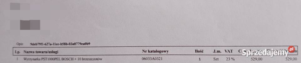 Wyrzynarka BOSCH PST1000PEL Czerwona