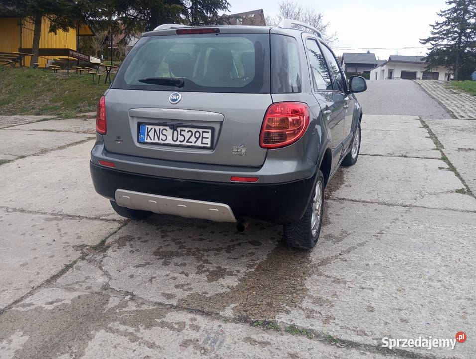 Fiat sedici 19 4x4 2007 233tkm manualna Sedici małopolskie Gródek nad Dunajcem
