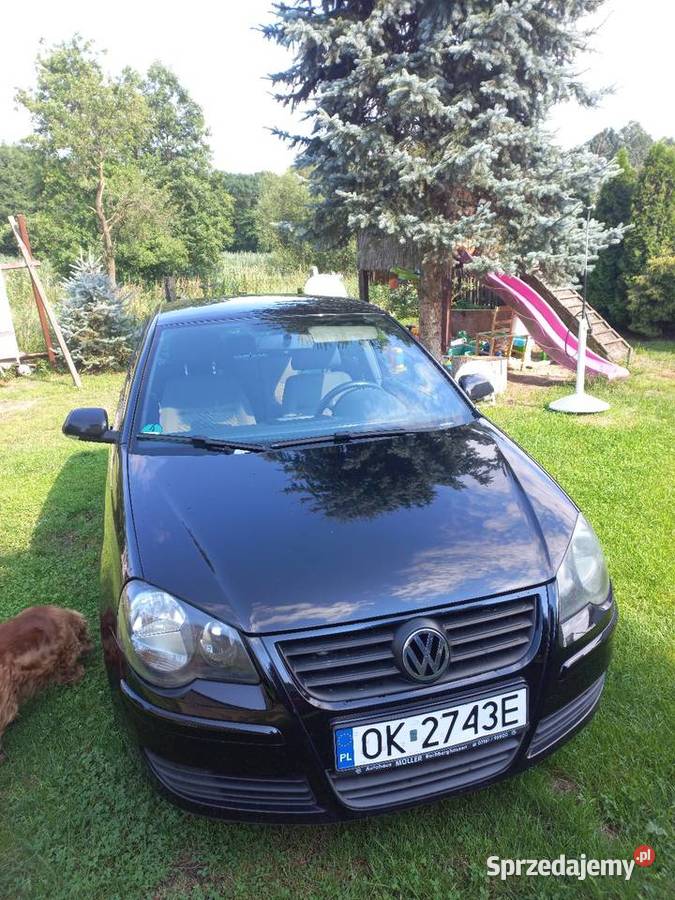 Vw polo 12 09r czarny Kędzierzyn-Koźle sprzedam