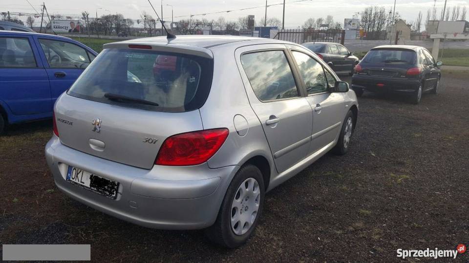 Peugeot 307 srebrny ABS Kluczbork