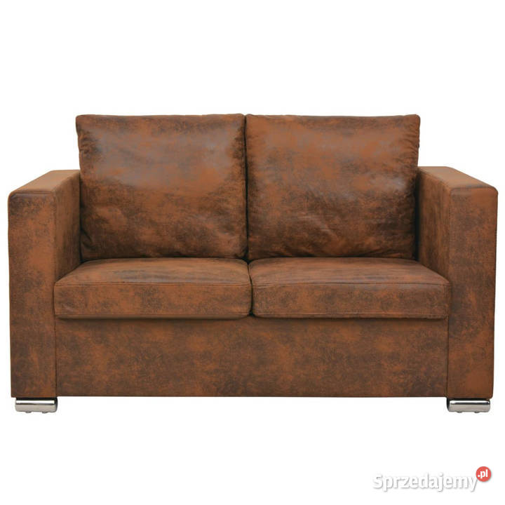 Sofa 2osobowa 137 x 73 x 82 sztuczny zamsz Warszawa