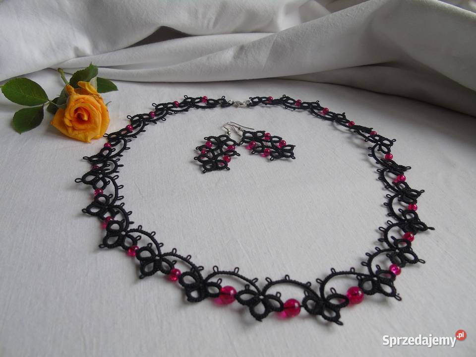 Biżuteria frywolitkowa Naszyjniki