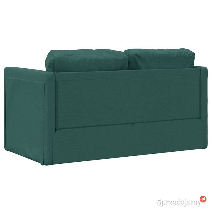 Sofa podłogowa 2w1 ciemnozielona 112x174x55 Sofy i kanapy mazowieckie Warszawa