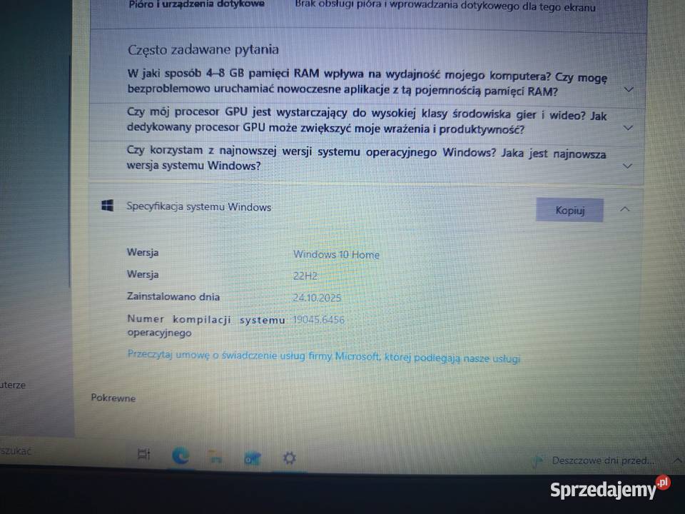 LAPTOP SAMSUNG NP550P5C 4 GB240GB 1562xbaterie Tomaszów Lubelski