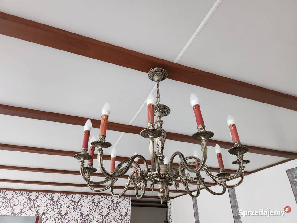 Sprzedam żyrandol metalowy sufitowy antyk zachodniopomorskie Szczecin