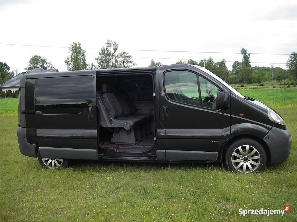Opel Vivaro Trafic 25 DTI 6cio osobowa LONG elektryczne szyby Brok