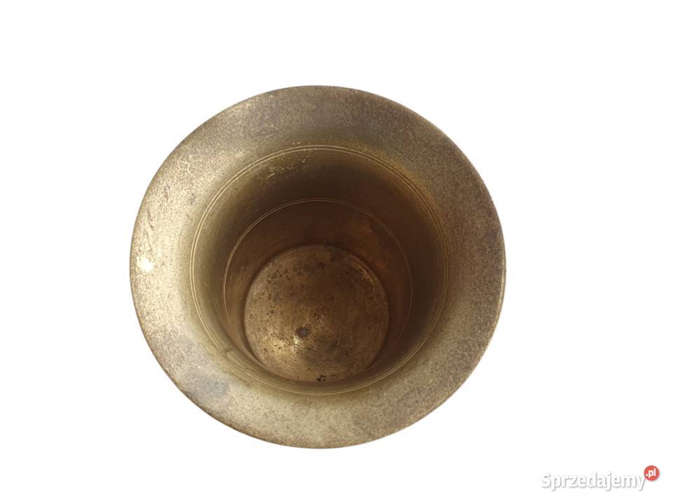 Stary mosiężny moździerz kuchenny lata 4050 śląskie Cieszyn sprzedam