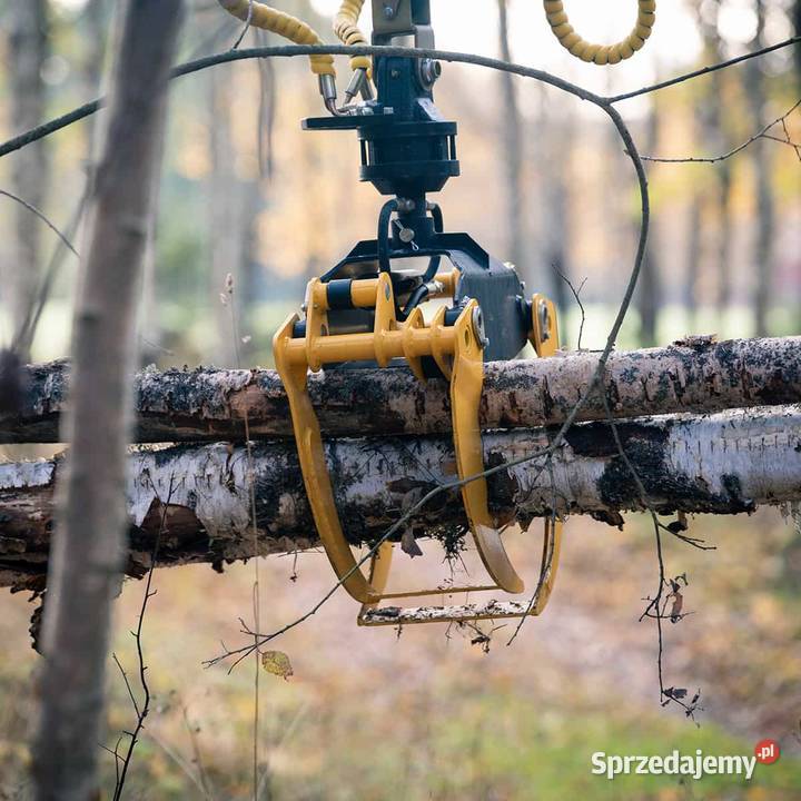 Przyczepa leśna do ATV z żurawiem 36 m silnikiem Oświęcim