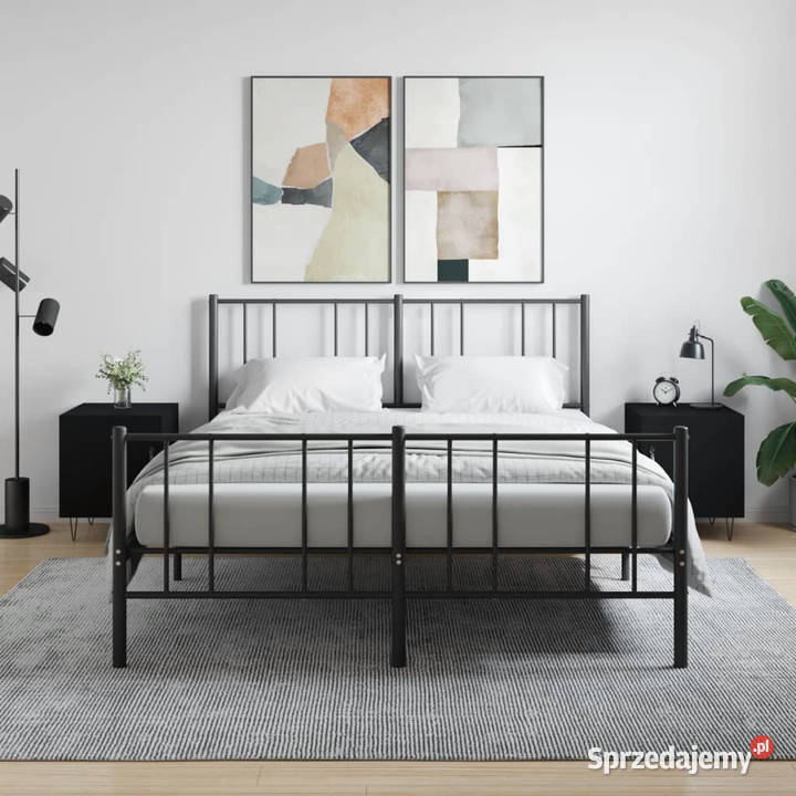 Szafki nocne 2 czarne 40x40x50 WM827551 Warszawa sprzedam