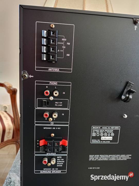 Wieża SONY Vintage Drawski Młyn
