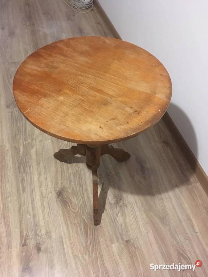 Stolik okrągły na 1 nodze Szczecin