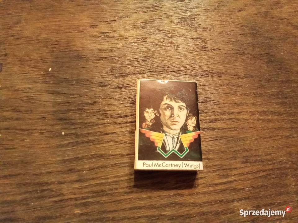 Paul McCartney pudełko zapałek Vintage Warszawa