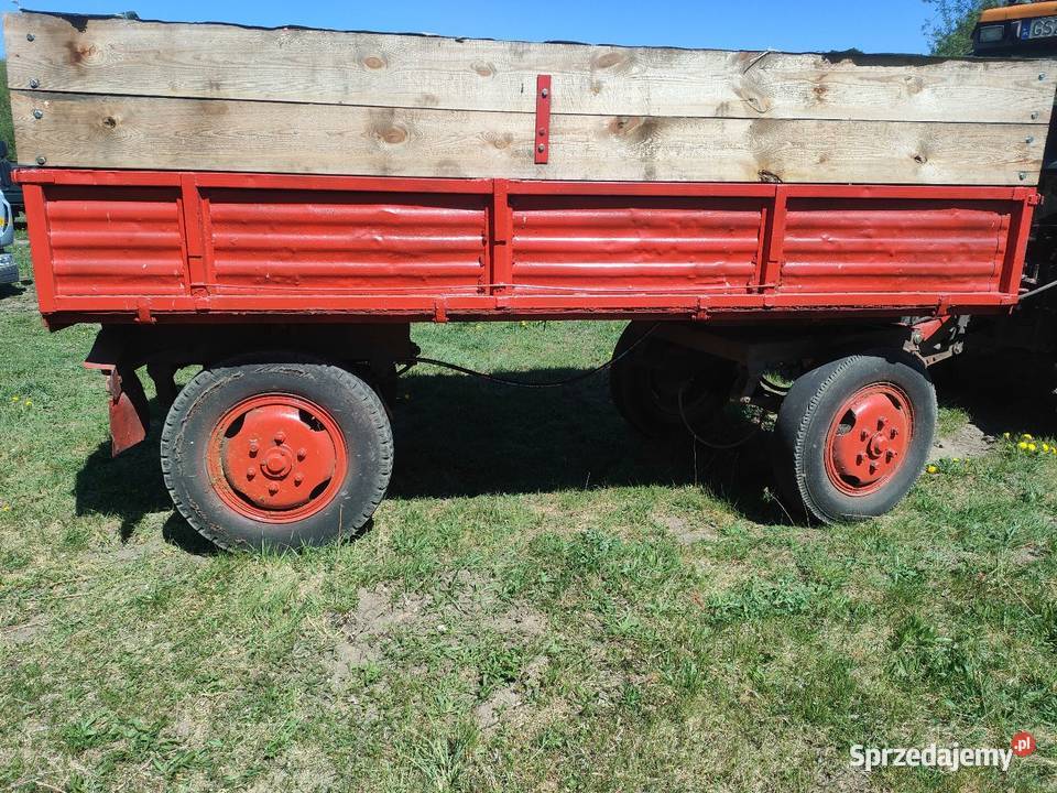 Przyczepa wywrotka 6 ton wywrot kiper nieuszkodzony pomorskie Sztum