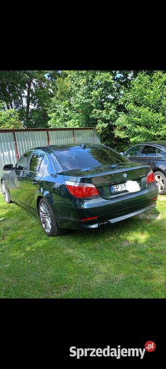 BMW e60 Oxford gruen ll łódzkie Rząśnia