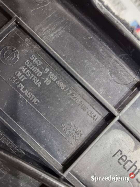 BMW F10 BOCZEK TAPICERKA BAGAŻNIKA PRAWA 7228706 sprzedam