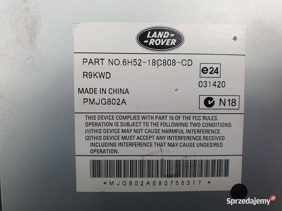WZMACNIACZ JAGUAR XF 6H5218C808CD Lipno sprzedam