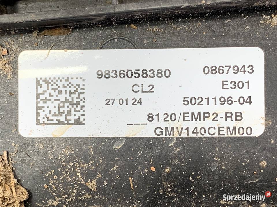 WENTYLATOR CHŁODNICY TOYOTA PROACE 15 131