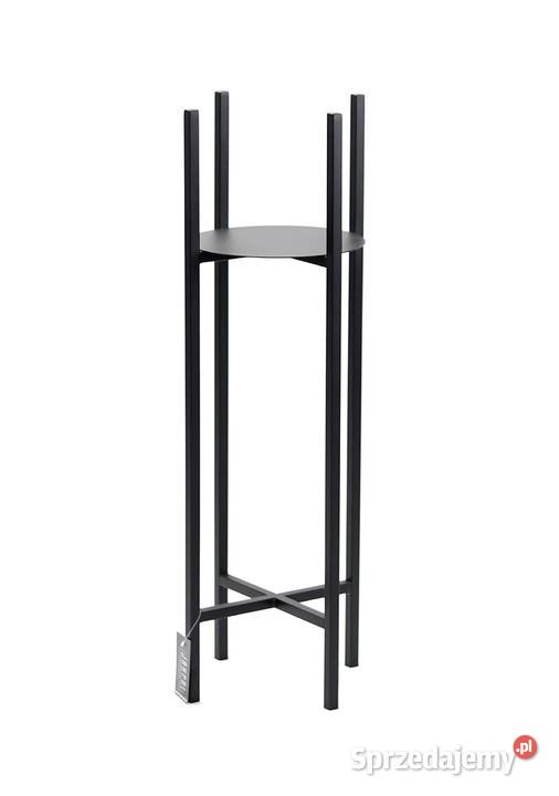 Kwietnik Metalowy Stojak na kwiaty 80 czarny mazowieckie Sobienie-Jeziory