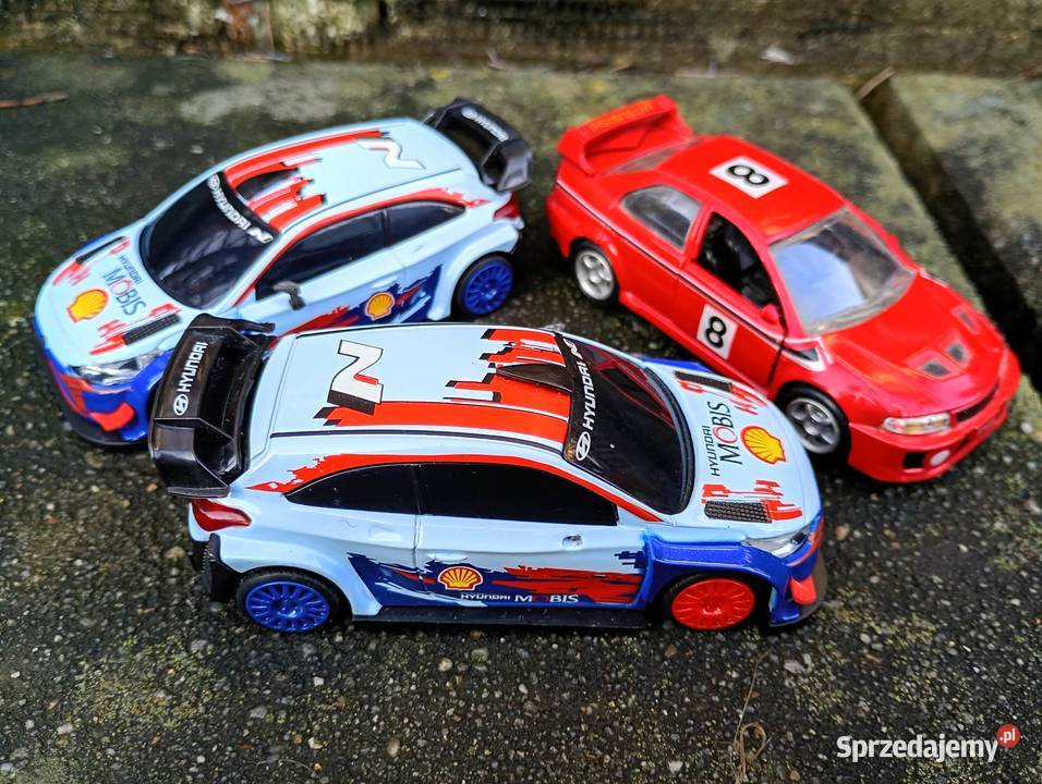 3X modele samochodów rajdowe zabawki 143 hyundai Warszawa