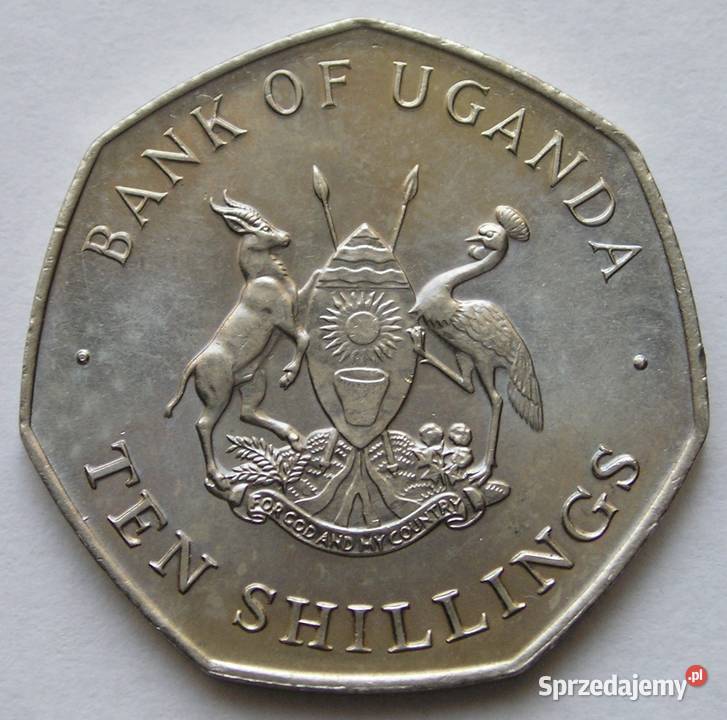 UGANDA 10 SHILLING 1987 STAN 12 Numizmatyka