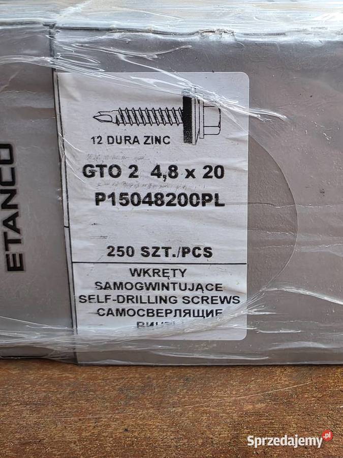 Wkręty samowiercące ETANCO zszywka GT O2 48 x 20 Zabrze sprzedam