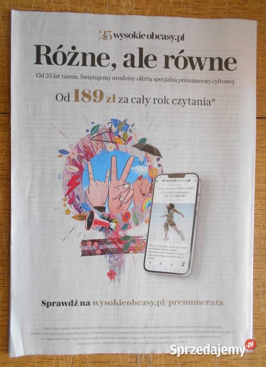 Wysokie Obcasy 25 lat 14 1284 rys Ola Parczew sprzedam