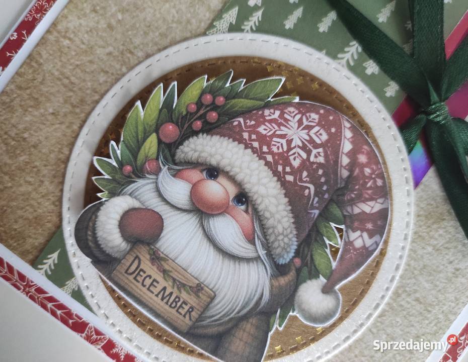 Kartka bożonarodzeniowa ręcznie robiona Łódź