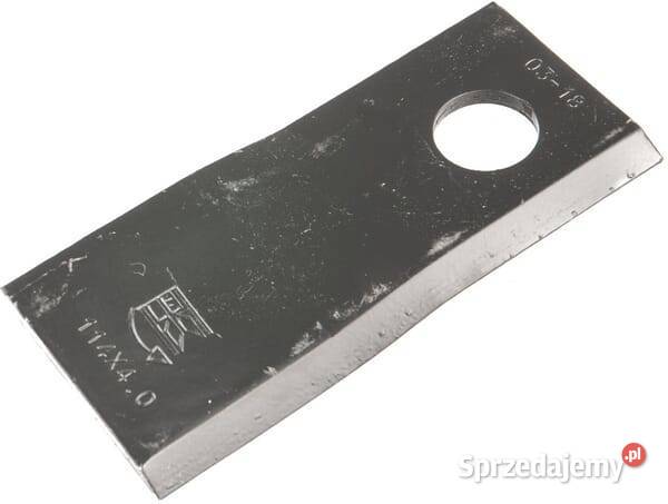 Nożyk kosiarki rotacyjnej lewy 114x48x4 mm otwór