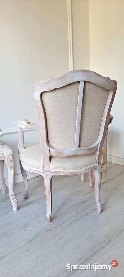 Stylowy fotel len Boho Schabby Chic Ludwik sprzedam