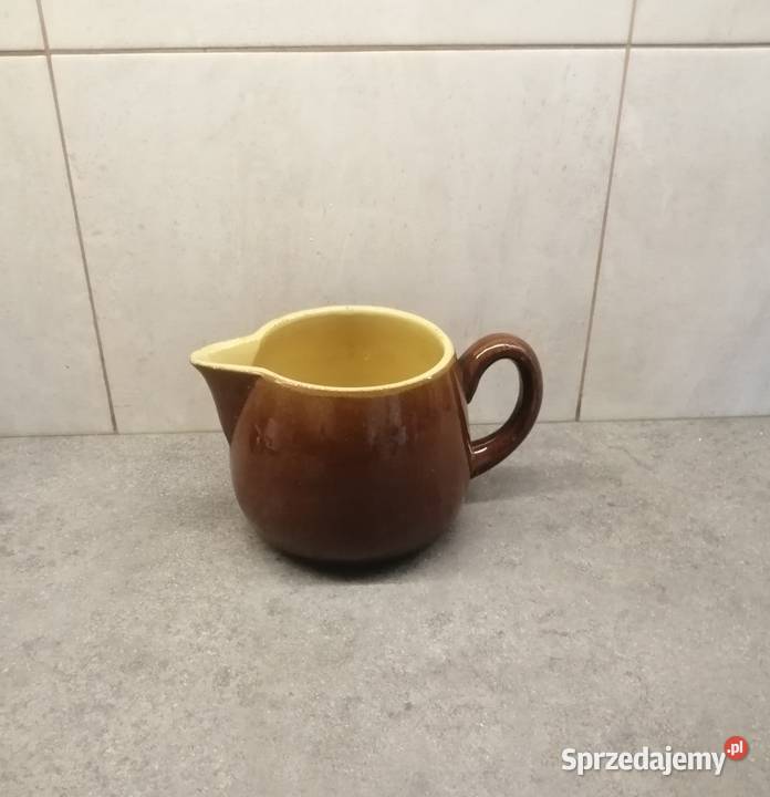 ceramiczny dzbanek mlecznik PRL śląskie sprzedam