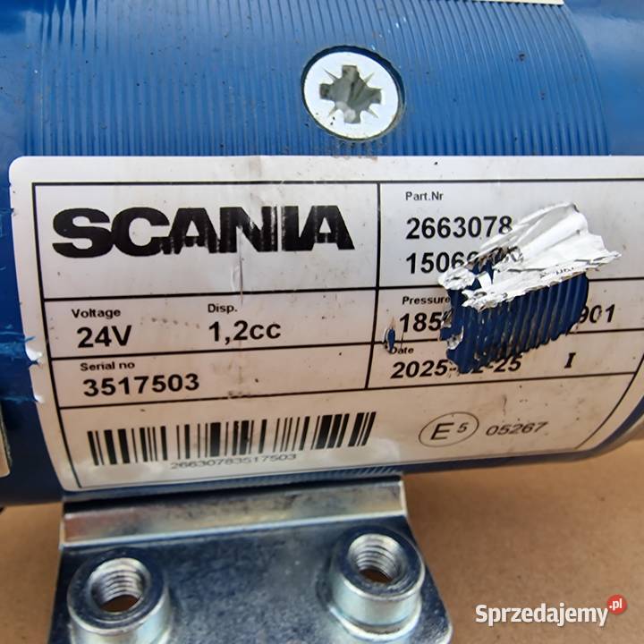 SCANIA R S POMPA HYDRAULICZNA ELEKTRYCZNA ciężarowe Bieleń