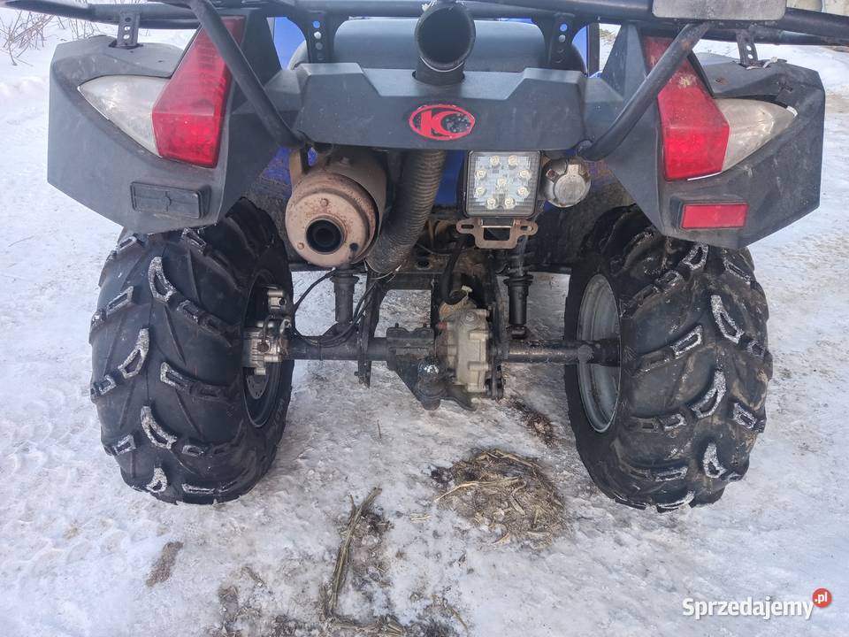 kymco 500 4x4 nowe opony transport Lublin
