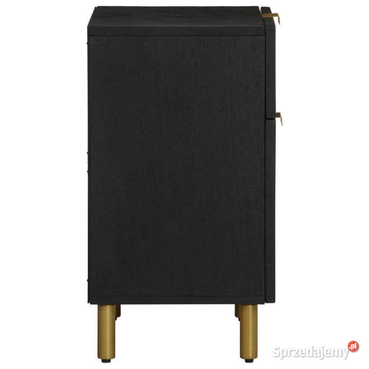 Szafka nocna czarna 50x33x60 materiał