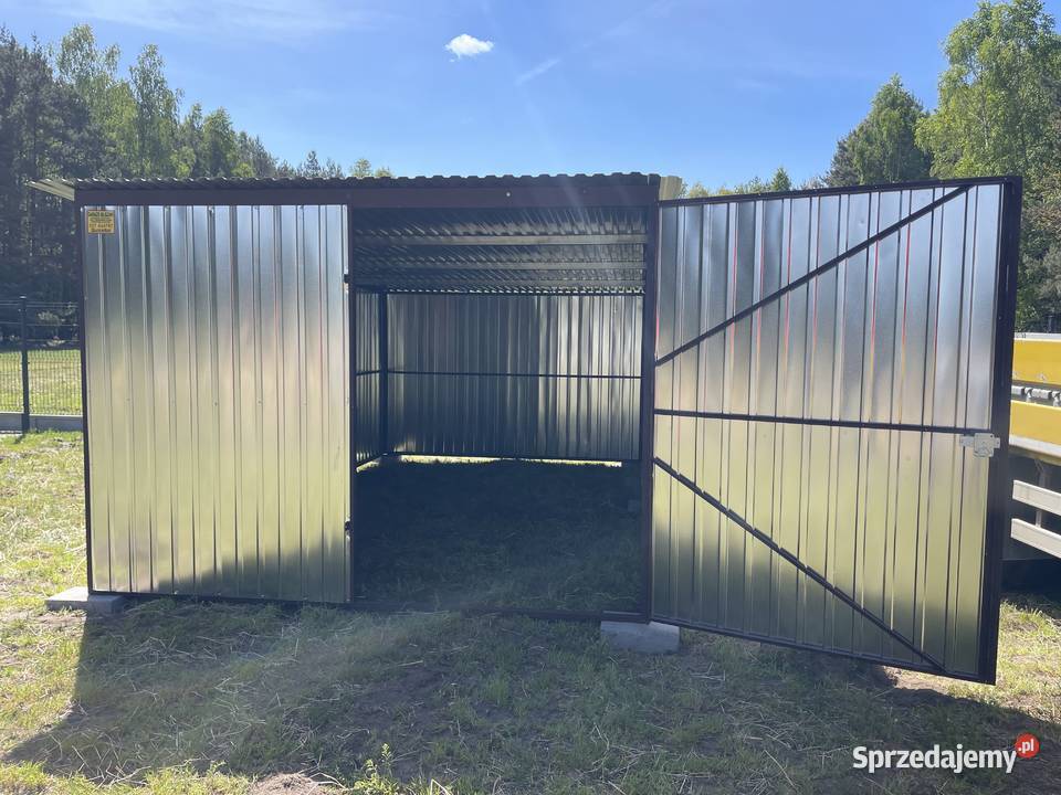 GARAŻ BLASZANY GARAŻE BLASZANE BLASZAK 3x5 4x5 Pawilony i namioty Grójec sprzedam