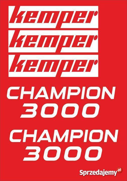 naklejki kemper champion 3000 kujawsko-pomorskie Jeżewo