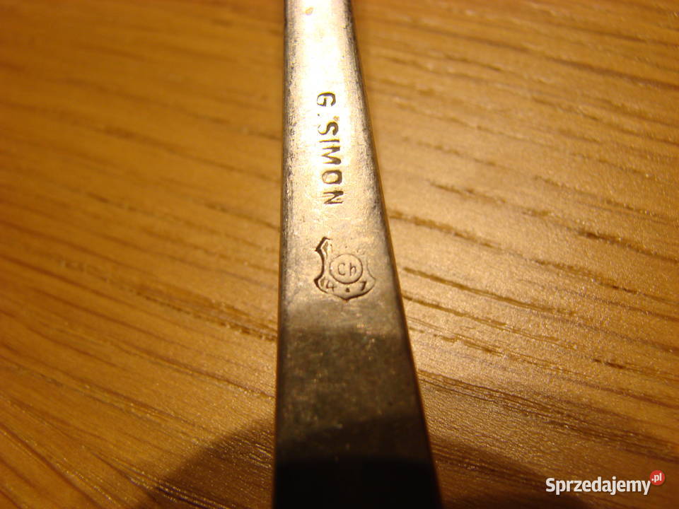 GSIMON stary widelec sygnowany 1847 Pruszcz Gdański