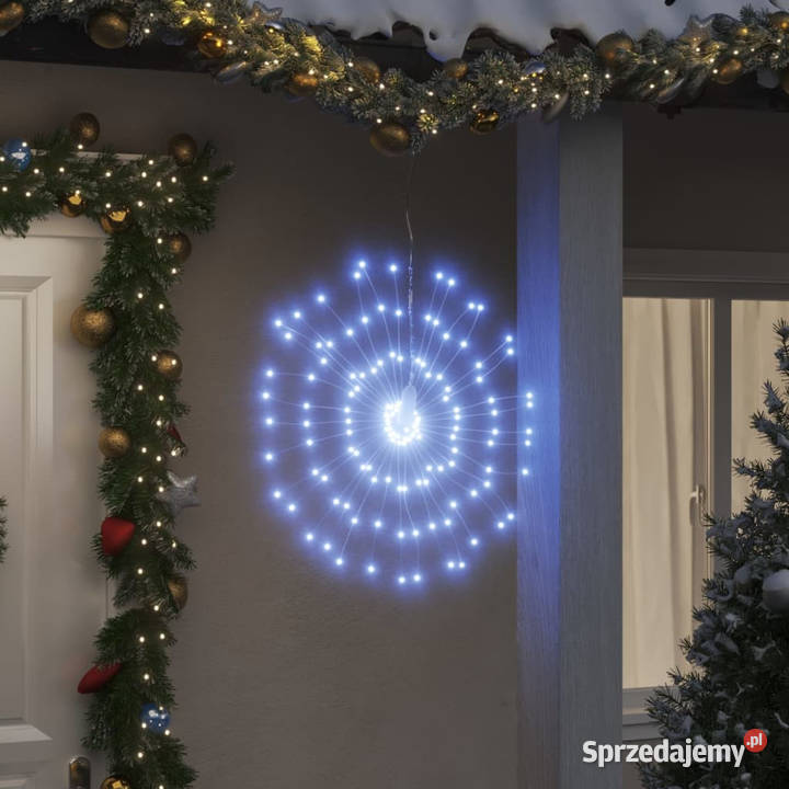 Ozdoby świąteczne 140 lampek LED 8 zimna biel 17 Warszawa sprzedam