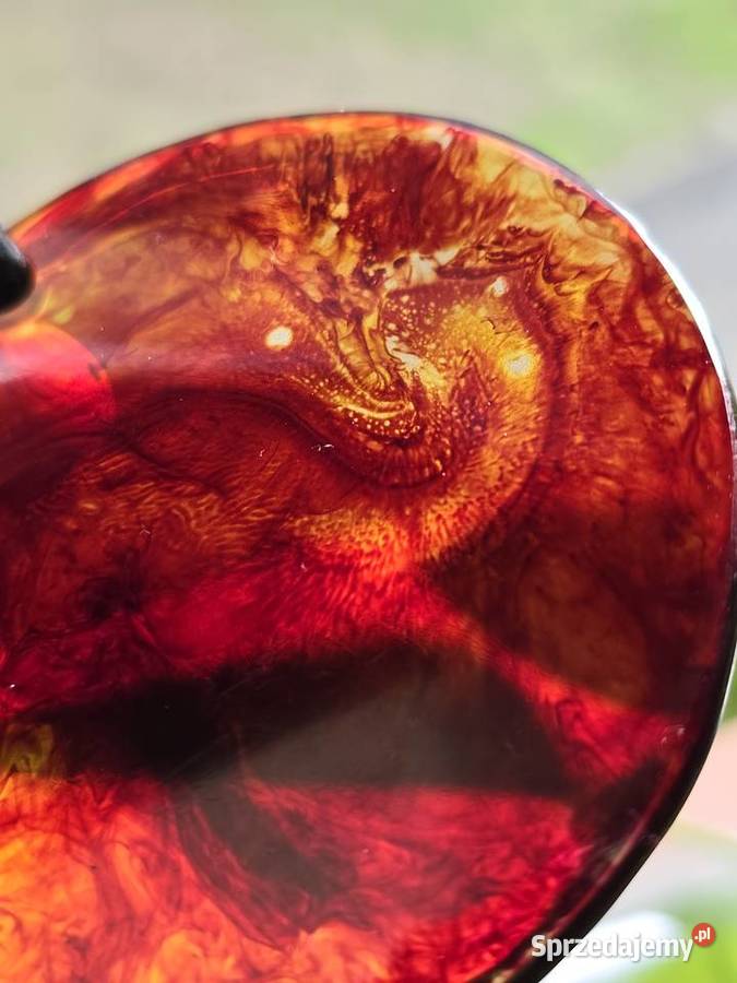 Naszyjnik Bursztyn z żywicy epoksydowej Rzeszów