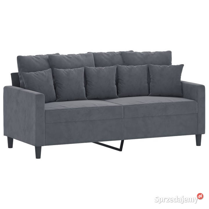 Sofa 2osobowa ciemnoszary 140 tapicerowana Warszawa